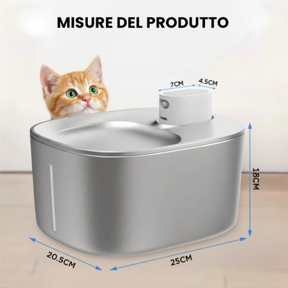 AcquaViva Wireless™ - Fontanella Wireless con Sensore per Gatti