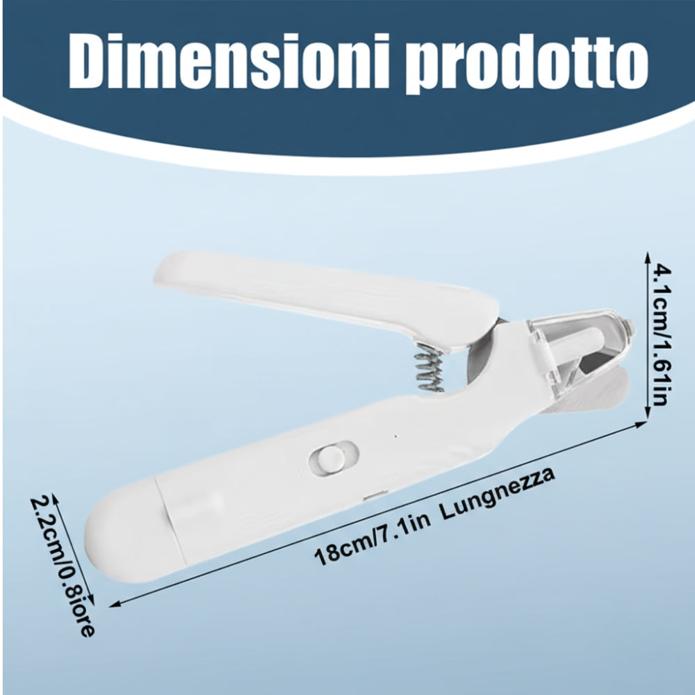GentlePaw™ – Tagliaunghie Smart con Lima per Cani e Gatti