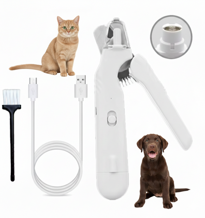 GentlePaw™ – Tagliaunghie Smart con Lima per Cani e Gatti